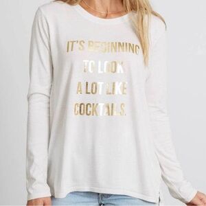 Good hYOUman - “It’s Beginning To Look like Cocktails” Long Sleeve T - Shirt